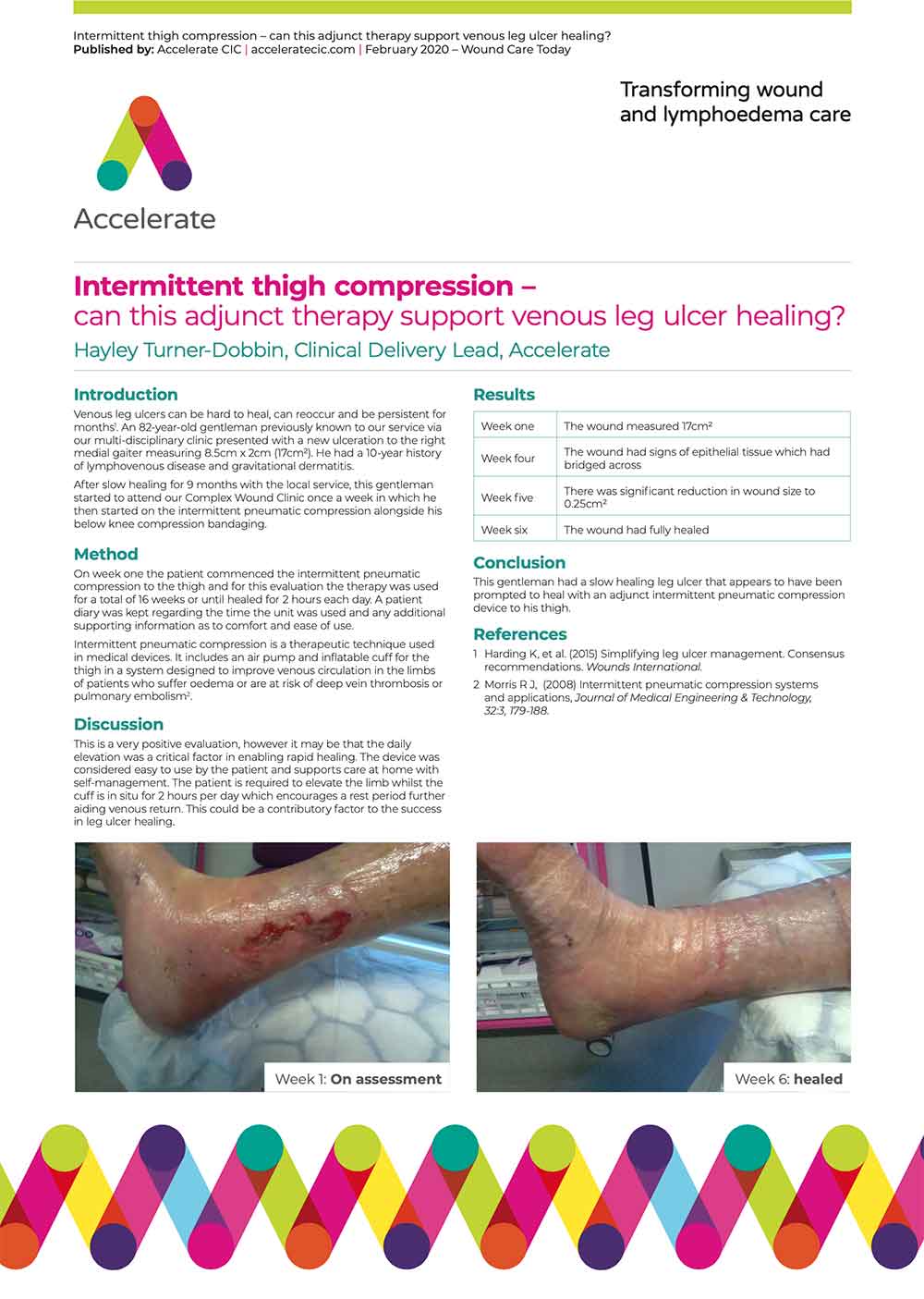 Sample Accelerate clinical poster