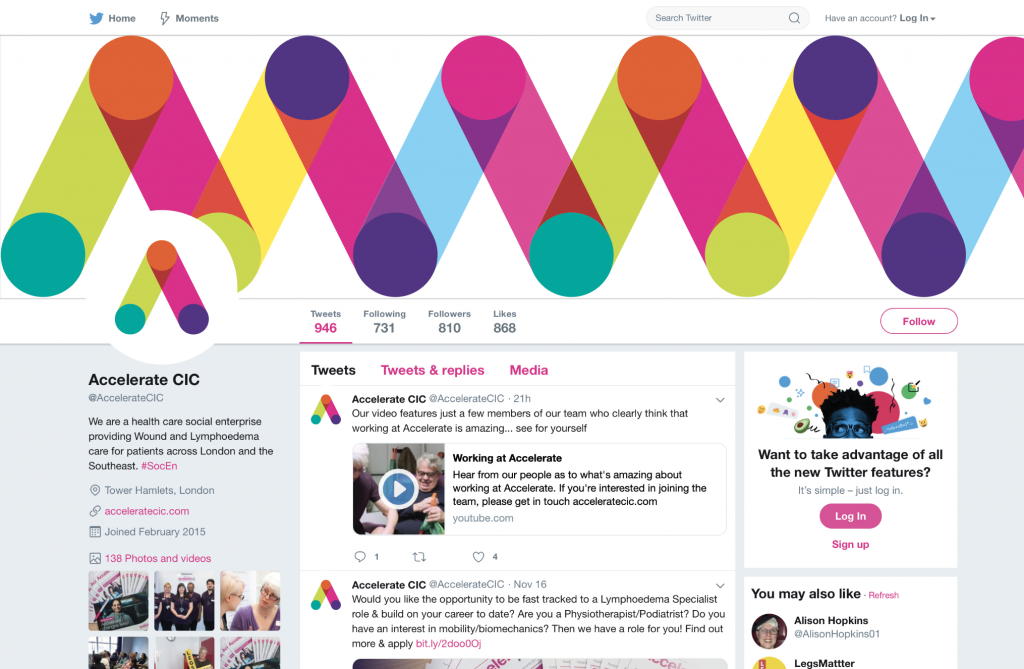 Twitter account
