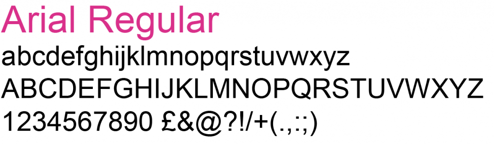 Typography / fonts - Accelerate